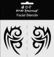 Stencils NZ Maori Facial 2pcs Online