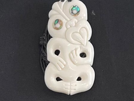 Bone Tiki Pendant - Bone Carving For Discount