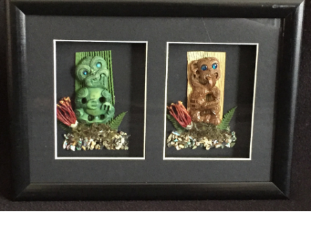 Two Tiki Framed Cheap