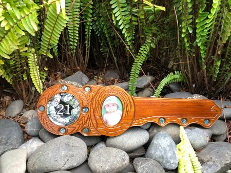 Pāua 21 Disc With Pacific Island Designs - 21st Keys For Discount