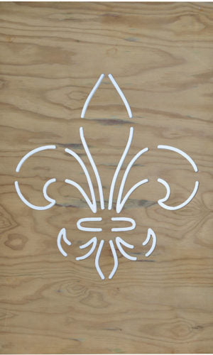 Fleur de Lis - Wood Panels Hot on Sale