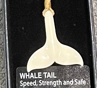 Bone Whale Tail Pendant - Bone Carving Online