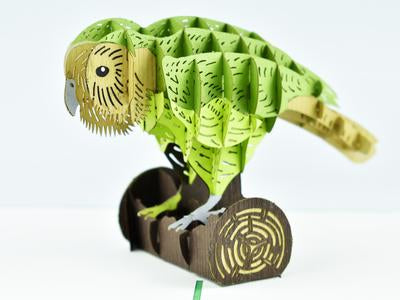 New Zealand Kakapo 3D - Pop Up Cards For Sale