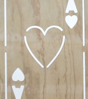 Ace of Spades - Wood Panels Online Hot Sale