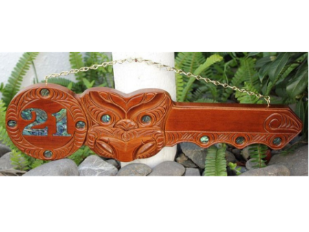 Carved 21st Mask Key - 21st Keys Sale