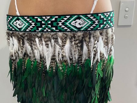 Huruwhenua - Maori Half Korowai Cape Online Sale