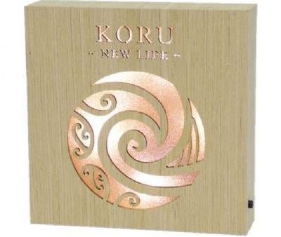 Koru New Life Wooden LED Light - LED Art Fashion