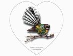 Fantail  Wall Plaque - Ceramic Wall Art For Cheap