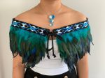 Paua - Feathered Maori Cape For Discount