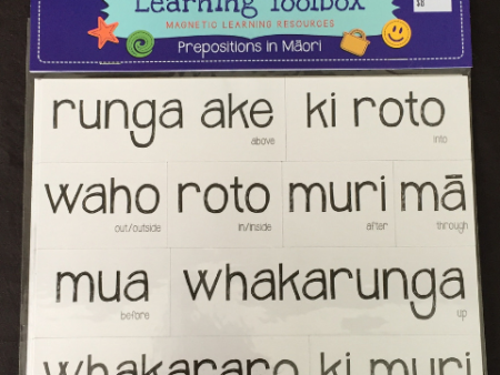 Prepositions in Maori - Magnets Discount