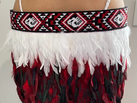 Pōhutukawa - Maori Half Korowai Cape Hot on Sale