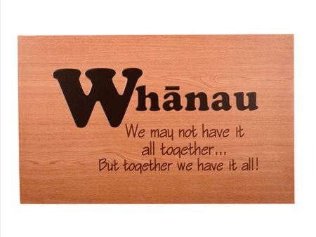 Canvas With a Saying - Whanau We May Not Have It All Together 362 Online