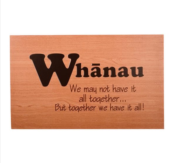 Canvas With a Saying - Whanau We May Not Have It All Together 362 Online