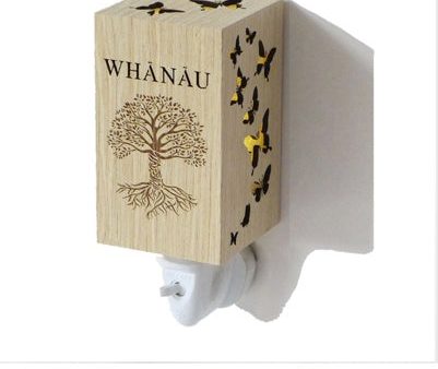 Whanau Wood Grain Plug In Night Light Cheap