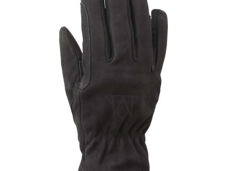 Mountain Horse Gants Leather Fleece Noir on Sale