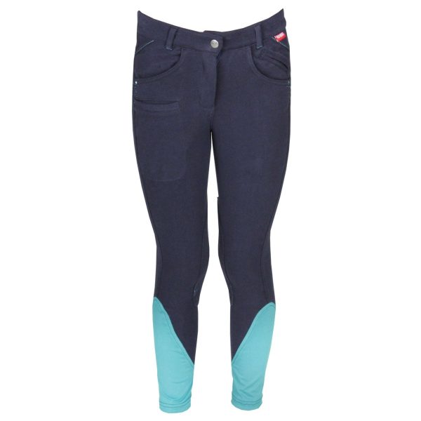 HORKA Pantalon d Équitation Evy SlimFit Elastico Bleu Fashion