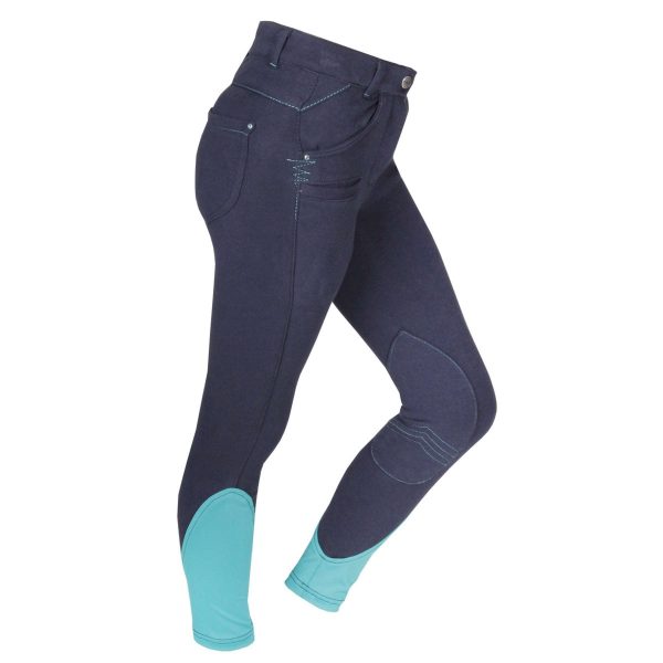 HORKA Pantalon d Équitation Evy SlimFit Elastico Bleu Fashion