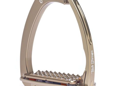 Tech Stirrups Étriers Venice Plus Dressuur Marron Supply