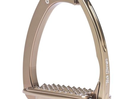 Tech Stirrups Étriers Venice Sloped EVO Marron on Sale