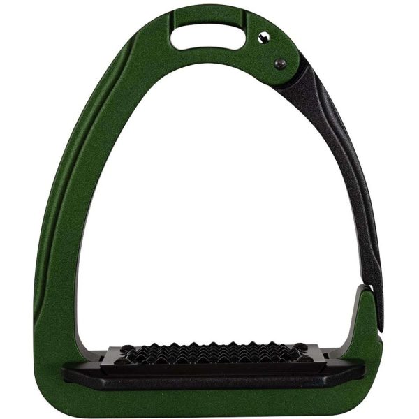 Acavallo Étriers Arena Alu Plus 2.0 Hunter Green Noir Fashion