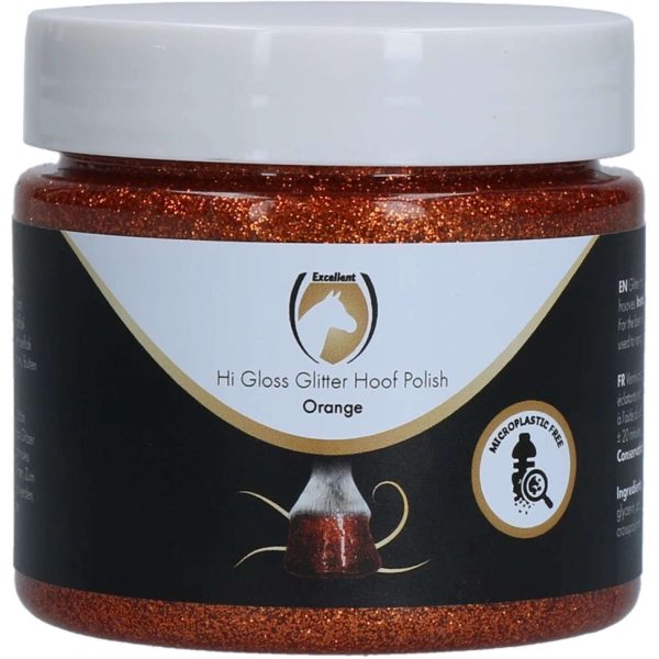 Excellent Hoof Polish Hi Gloss Glitter Orange Hot on Sale