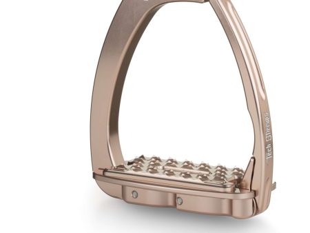 Tech Stirrups Étriers Venice Sloped EVO Or rose Hot on Sale